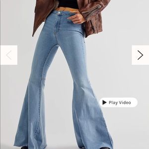 Free people flare jeans size 26